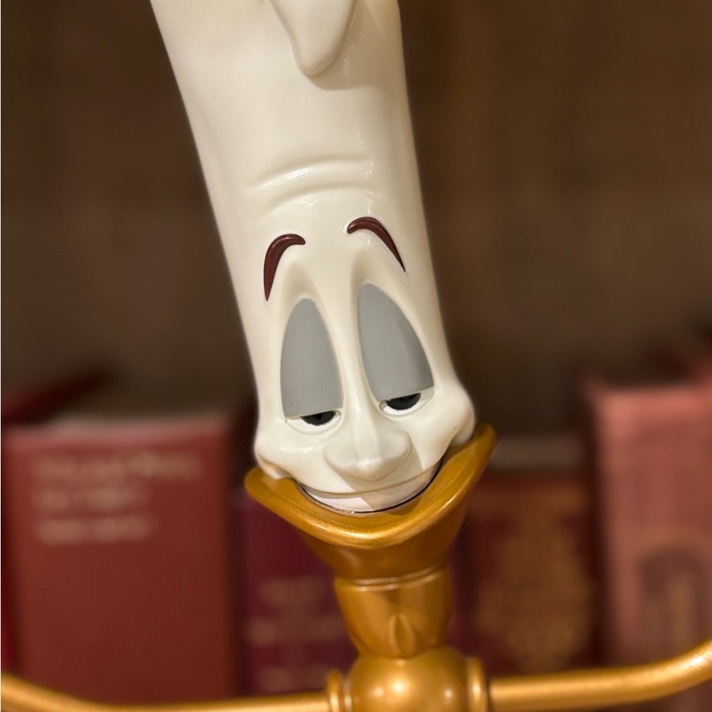 Disney Lumiere Beauty and the Beast Light Up Candelabra Figure Pre-Owned